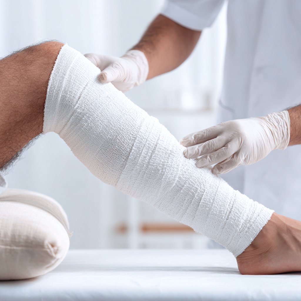 Pansement et bandage professionnel